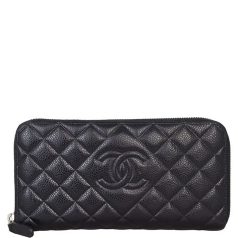 chanel classic long zipped wallet.